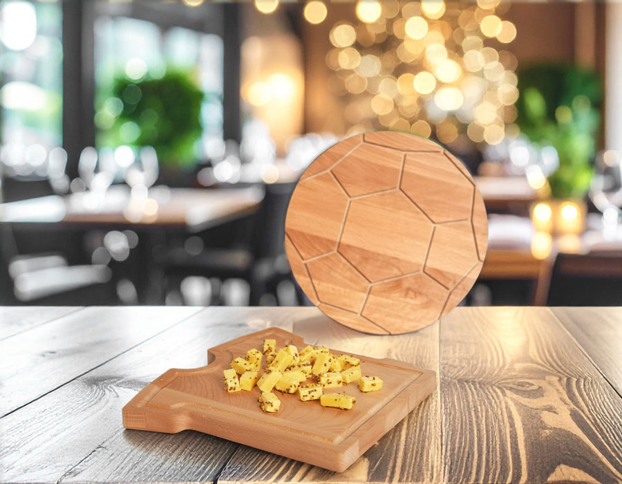 Plank voetbal beuken ⌀ 26 cm