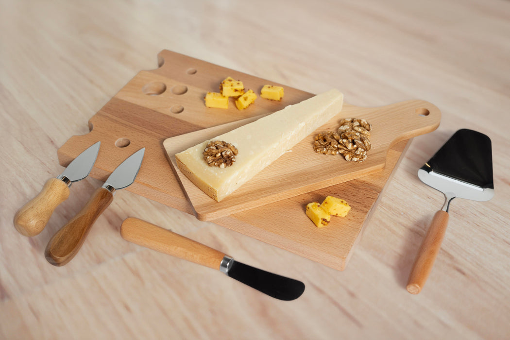 Plank met handvat beuken 28x11 cm