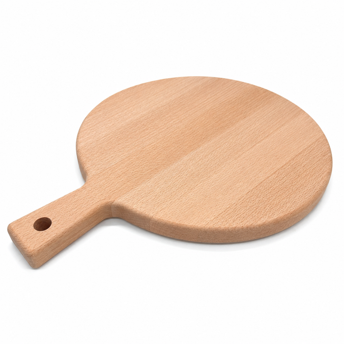 Rundes Brett mit Griff Buche ⌀ 35 cm (ohne Saftrille)