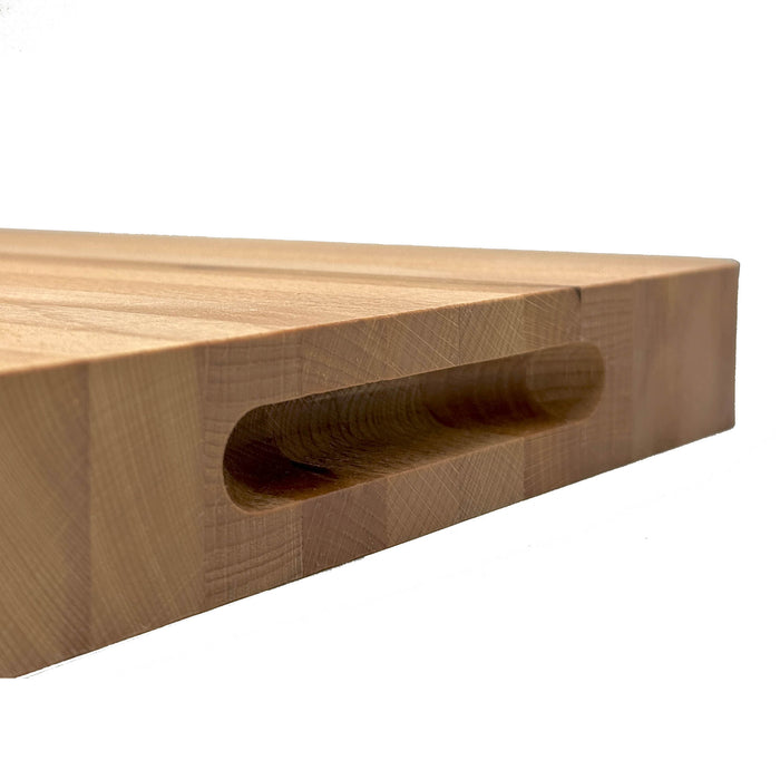 Snijplank met handvaten beuken 38x28 cm