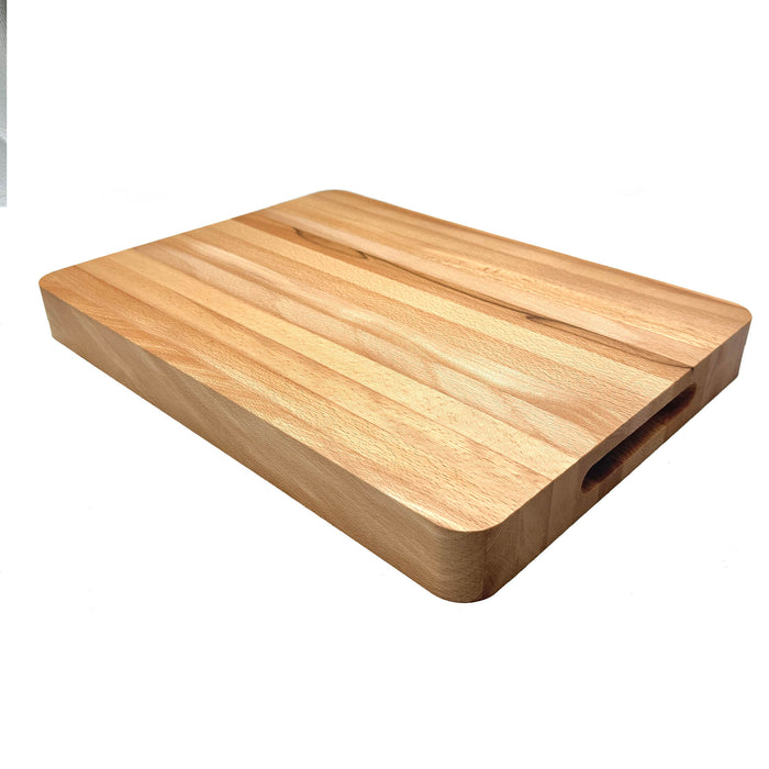 Snijplank met handvaten beuken 38x28 cm