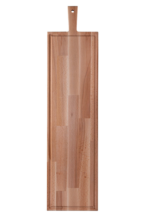 Shelf with handle beech 80x20 cm