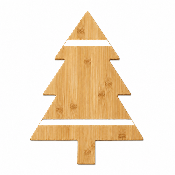 Bamboo Christmas tree board 39x28 cm - FSC 100%