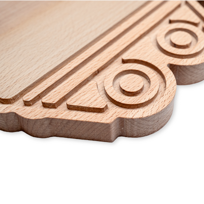 Plank vrachtwagen beuken 38x16,5 cm - FSC 100%