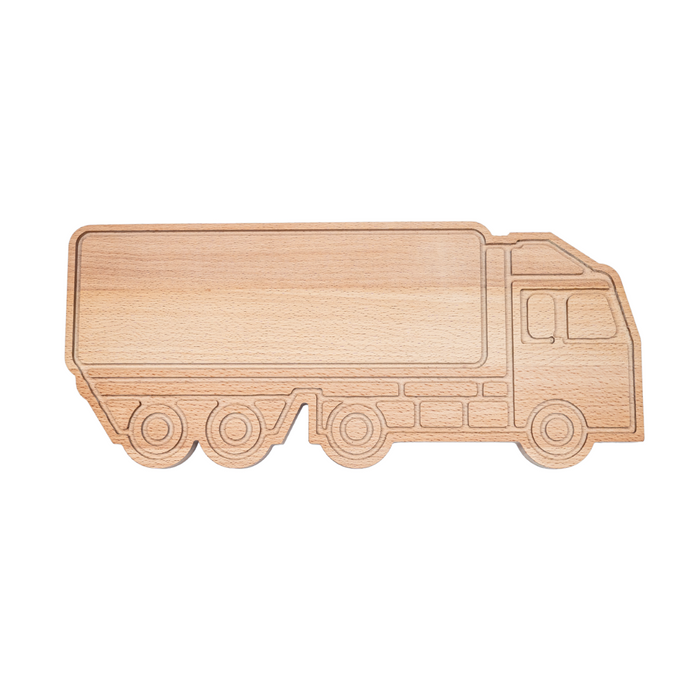 Plank vrachtwagen beuken 38x16,5 cm - FSC 100%