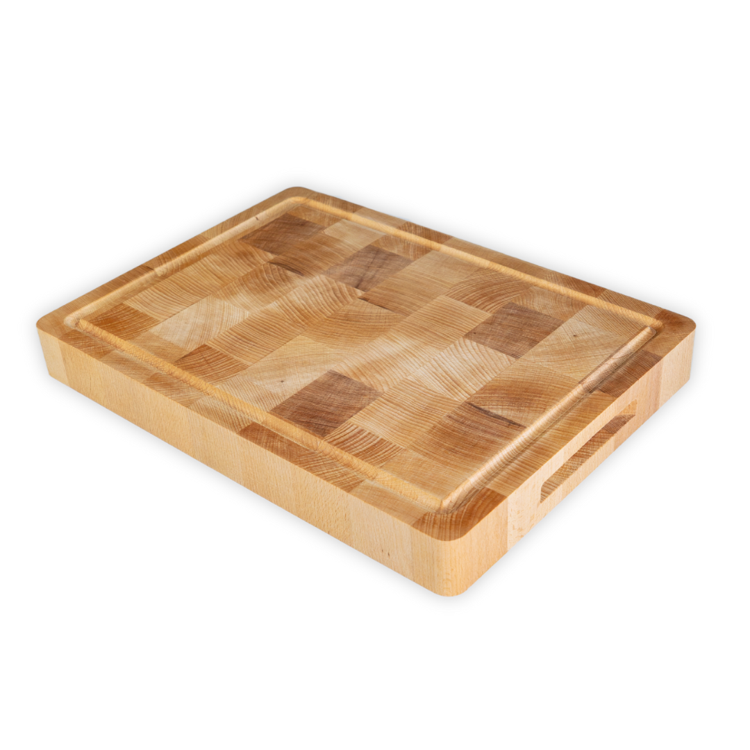 Hakblok met handvaten beuken 36x26 cm - Marvin's