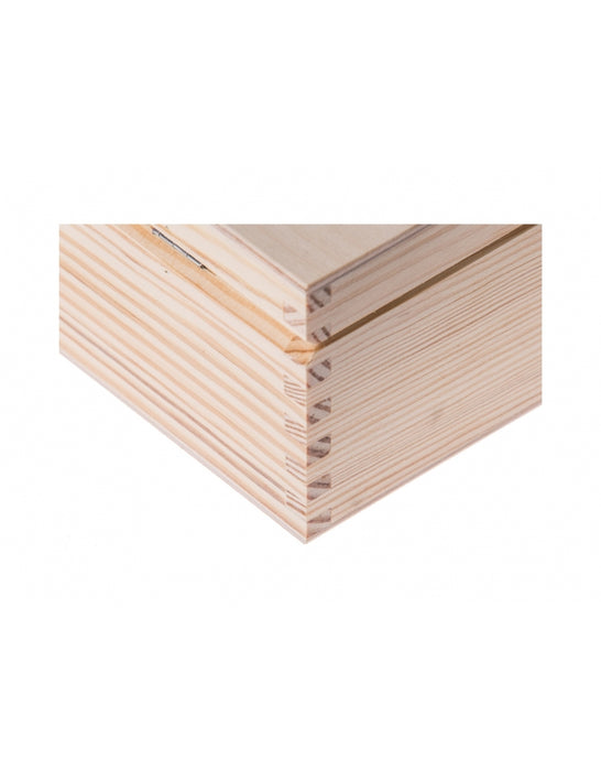 Wooden box 20x20x13 cm