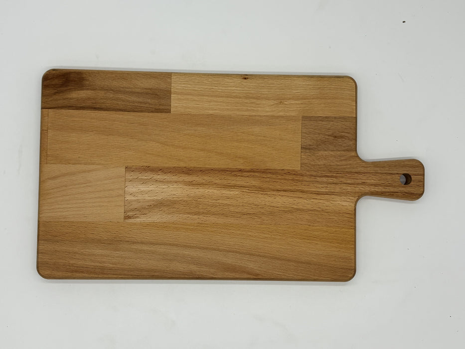 Plank met handvat beuken 36x20 cm