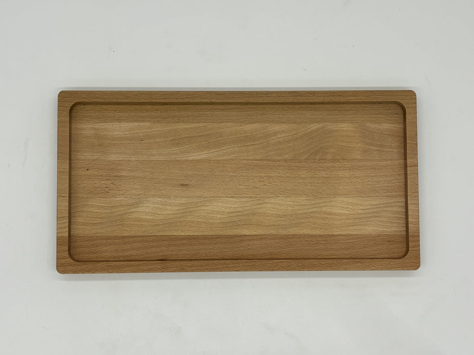 Plank met randen beuken 32x16 cm