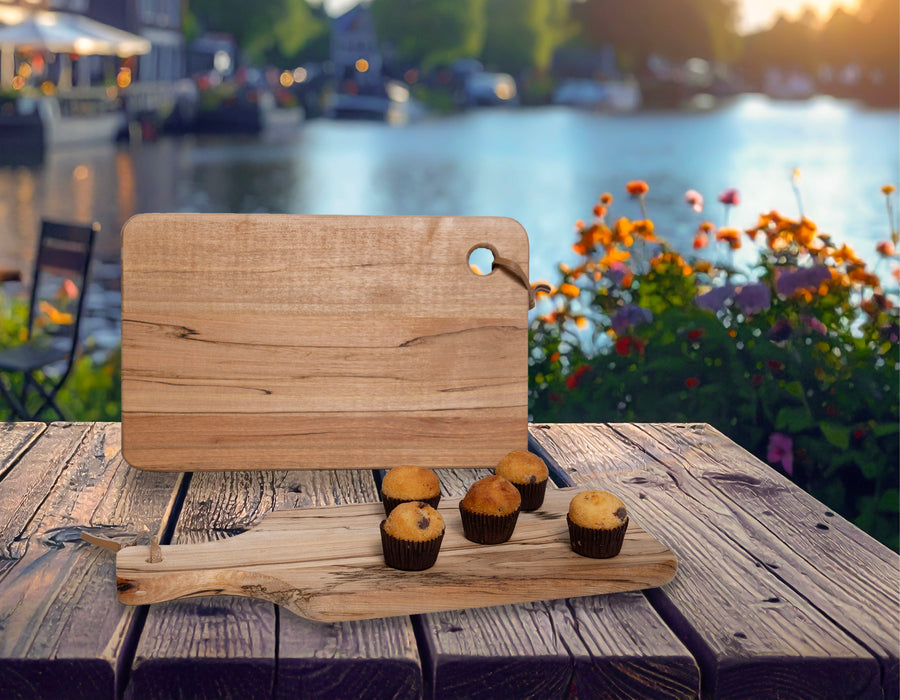 Plank met handvat olywood 36x15 cm