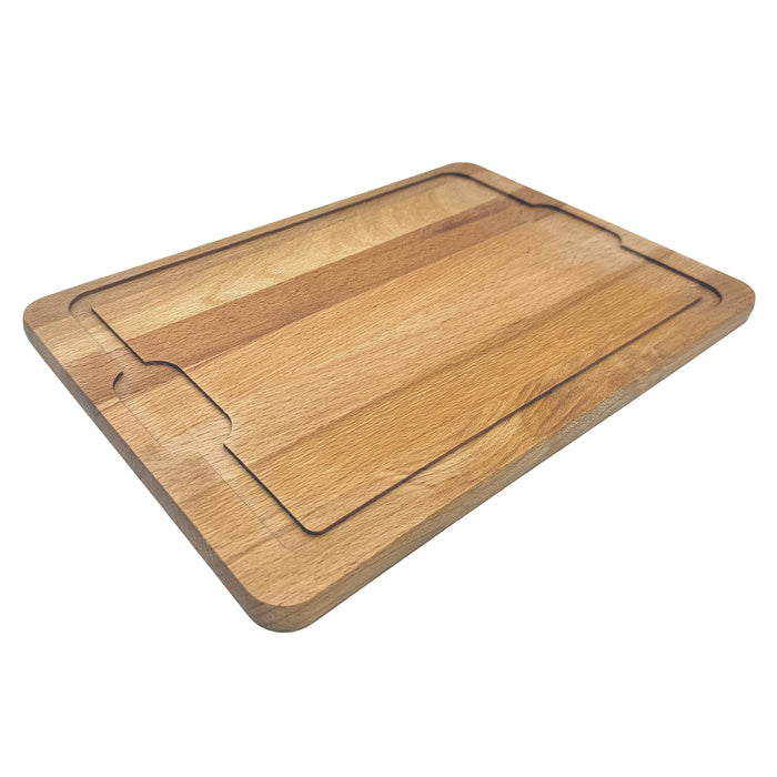 Plank rechthoekig beuken 31x22 cm (minder scherpe randen)