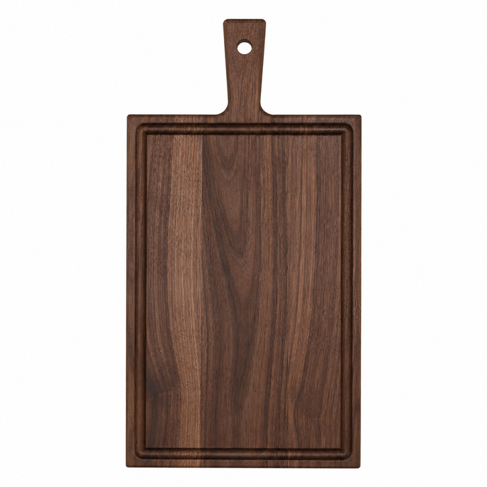 Brett mit Griff Walnuss 37x19 cm - FSC 100%