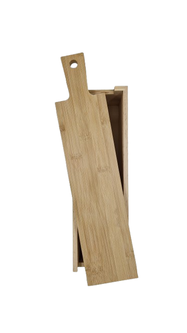 Caisse à vin avec couvercle coulissant planche 1 compartiment