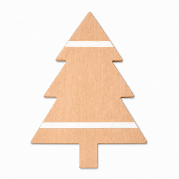 Brett Weihnachtsbaum Buche 39x28 cm