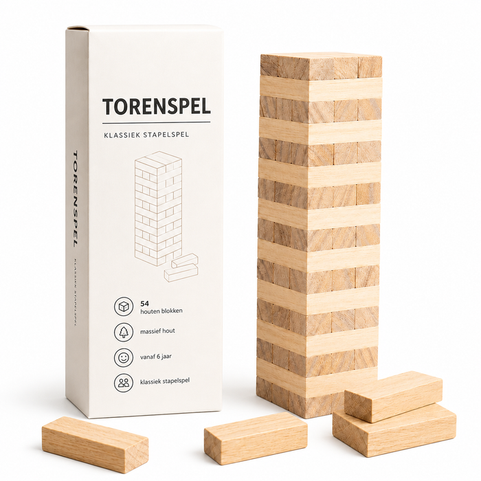Turmspiel 54 Blöcke 27x7,5x7,5 cm