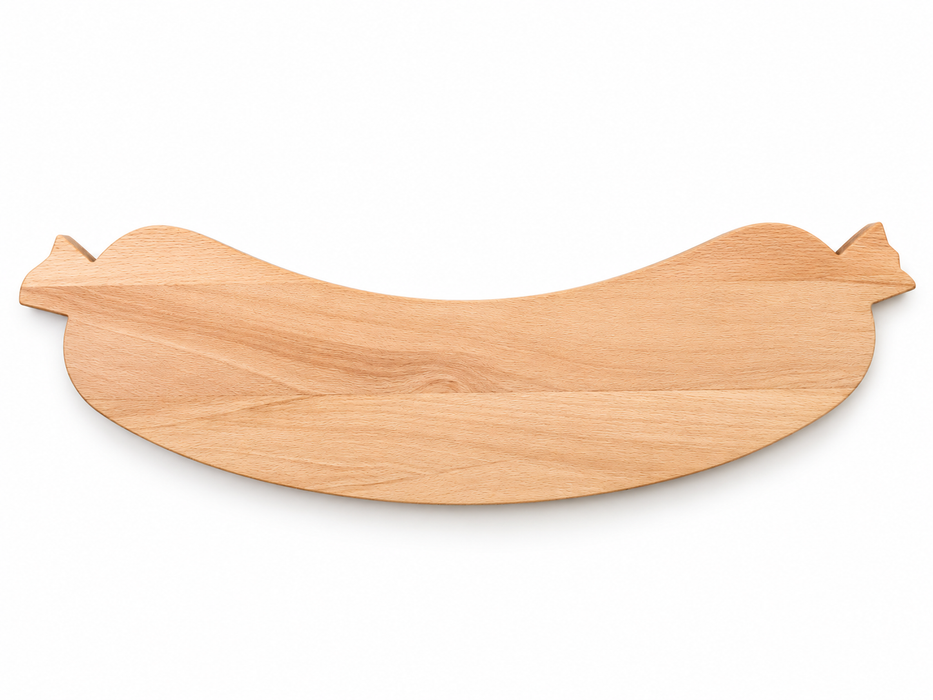 Planche à saucisson en hêtre 46x13x2 cm  - FSC 100%