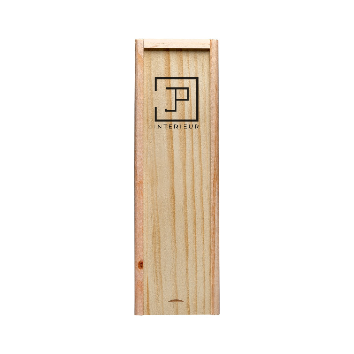 Weinkiste mit Schiebedeckel 1-fach