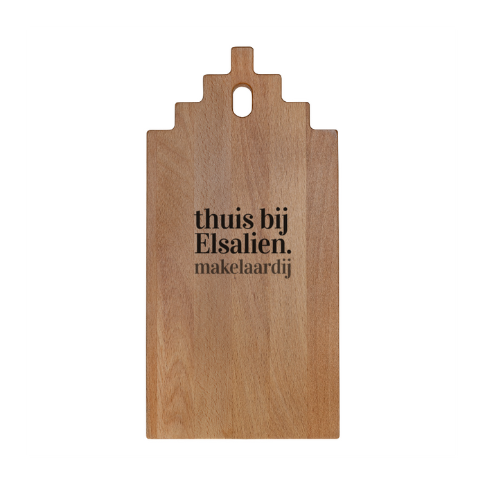 Brett Giebelhaus Buche 35x17 cm