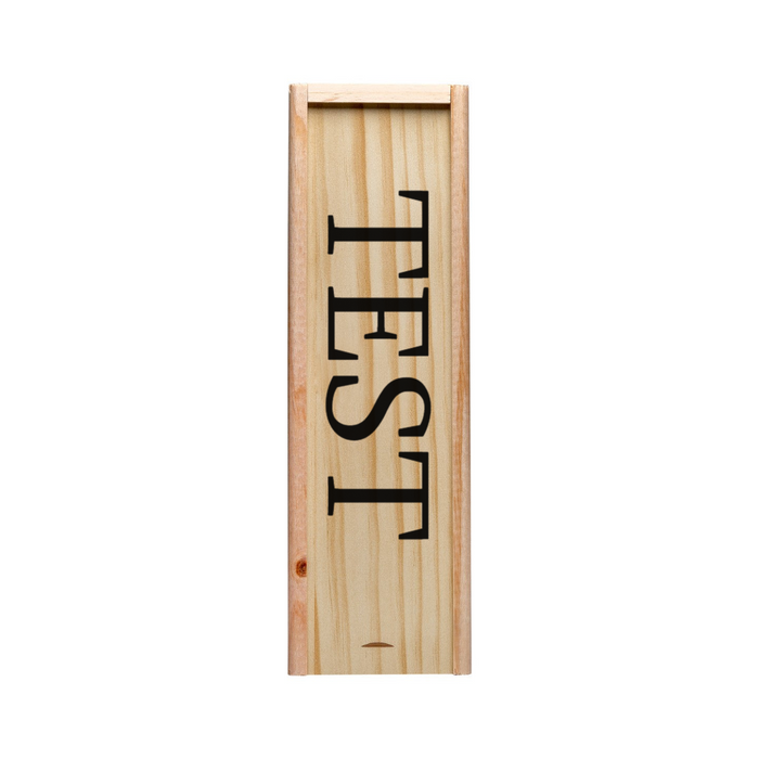 Weinkiste mit Schiebedeckel 1-fach