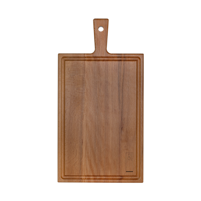 Plank met handvat beuken 37x19 cm