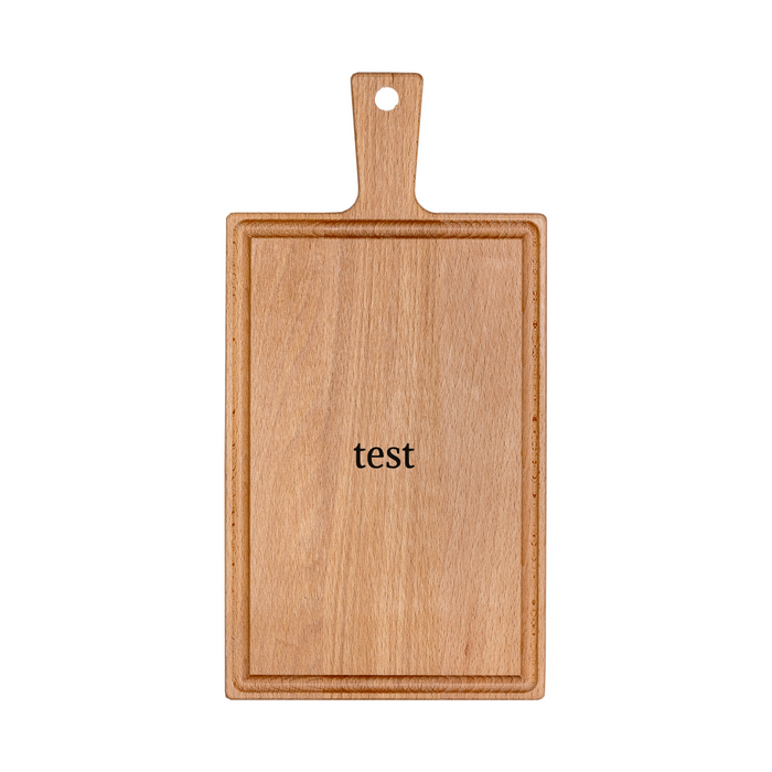 Brett mit Griff Buche 33x16 cm