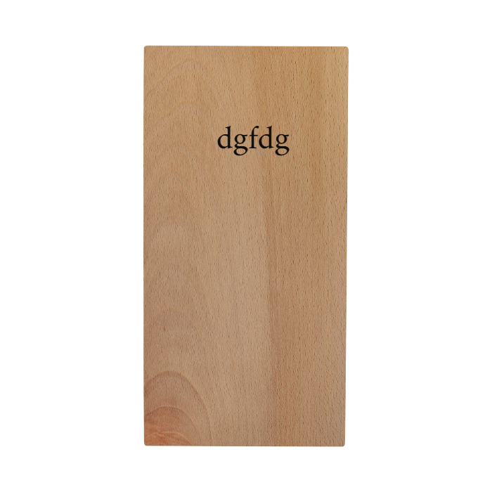 Rechteckige Bucheplatte 29x15 cm