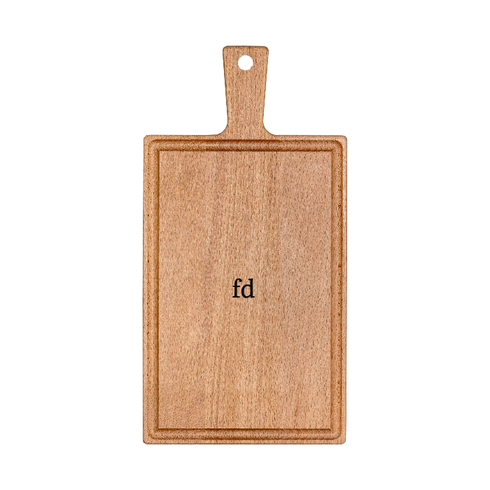 Brett mit Griff Buche 33x16 cm