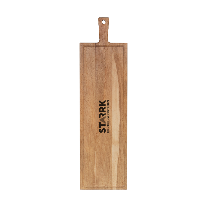 Plank met handvat beuken 69x19 cm