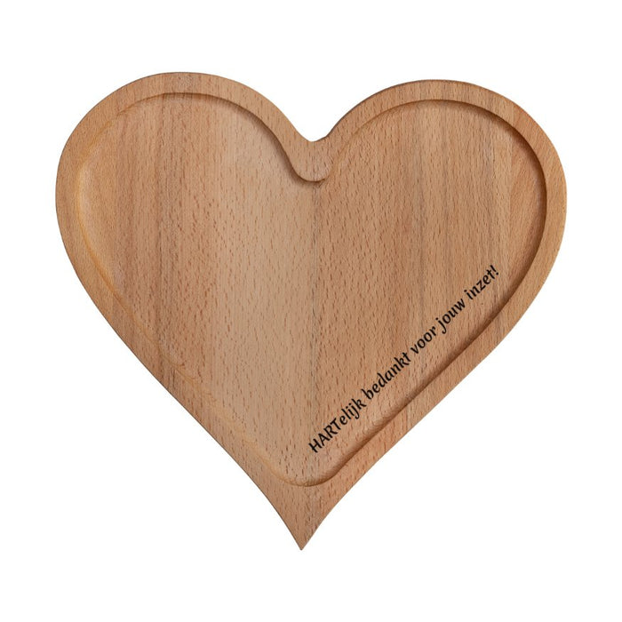 Plank hart beuken 26x27 cm