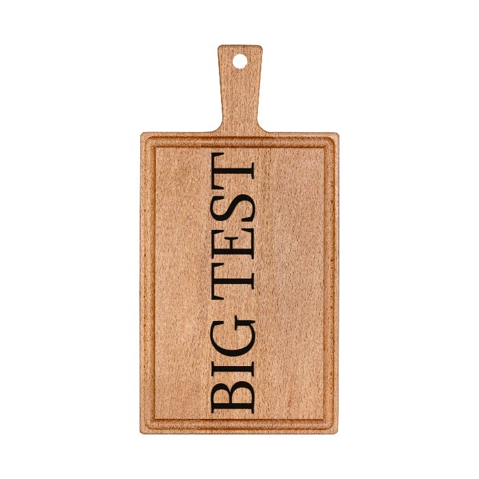 Brett mit Griff Buche 33x16 cm