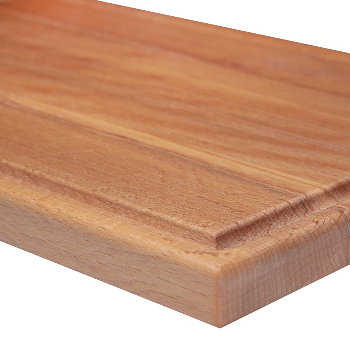 Plank met handvat beuken 37x19 cm