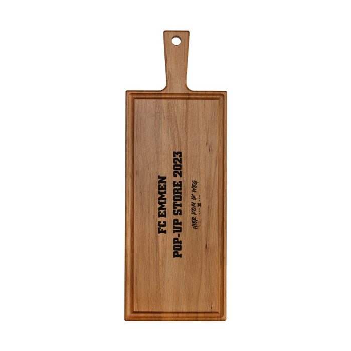 Plank met handvat beuken 48x17 cm