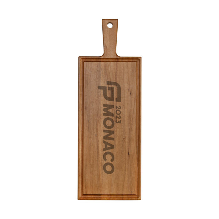 Plank met handvat beuken 48x17 cm