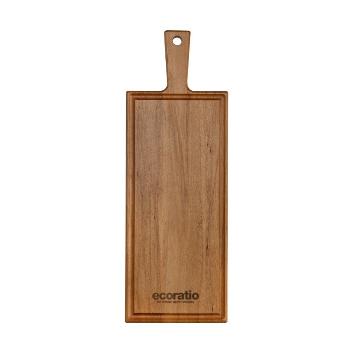 Plank met handvat beuken 48x17 cm
