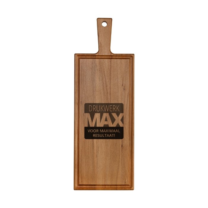 Plank met handvat beuken 48x17 cm