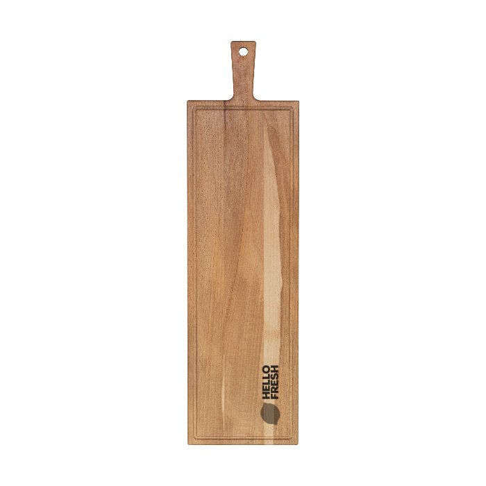 Plank met handvat beuken 69x19 cm