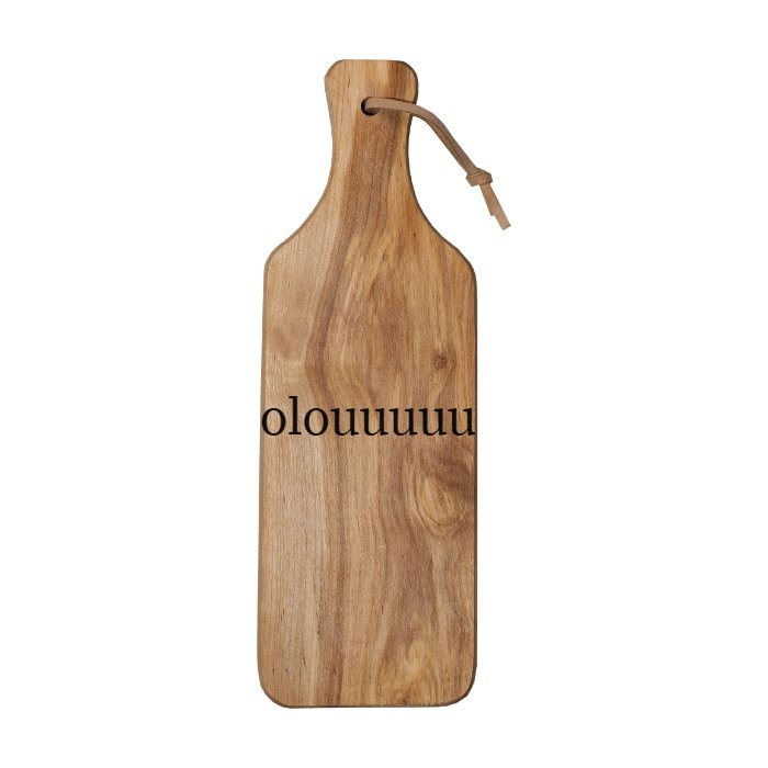 Planche avec poignée en contreplaqué 35x12 cm