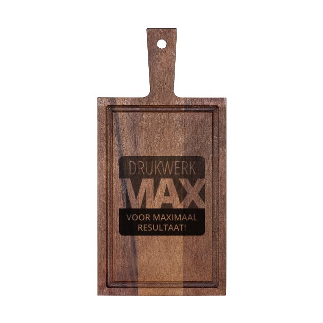 Brett mit Griff Walnuss 33x16 cm