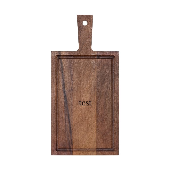 Brett mit Griff Walnuss 33x16 cm