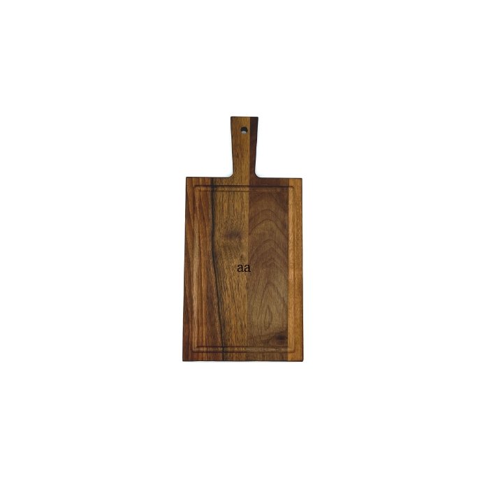 Shelf with handle walnut 33x16 cm