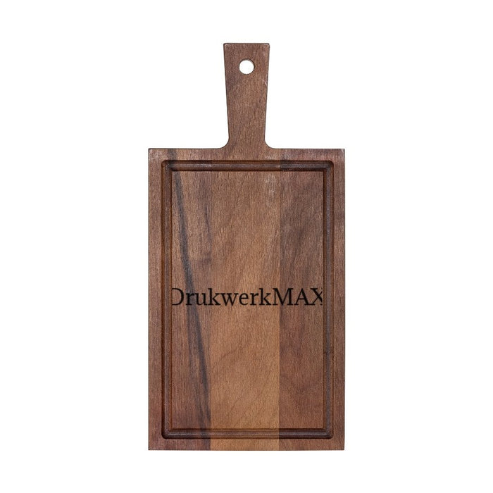 Brett mit Griff Walnuss 33x16 cm