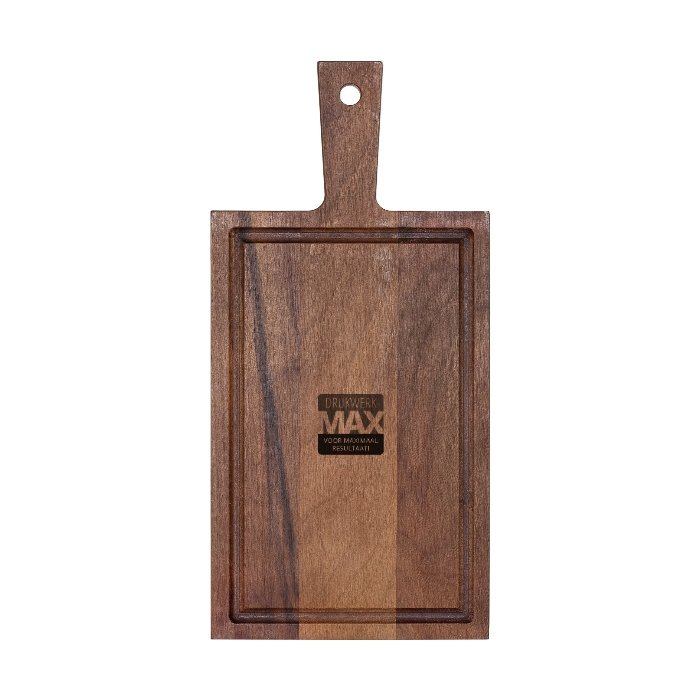 Brett mit Griff Walnuss 33x16 cm