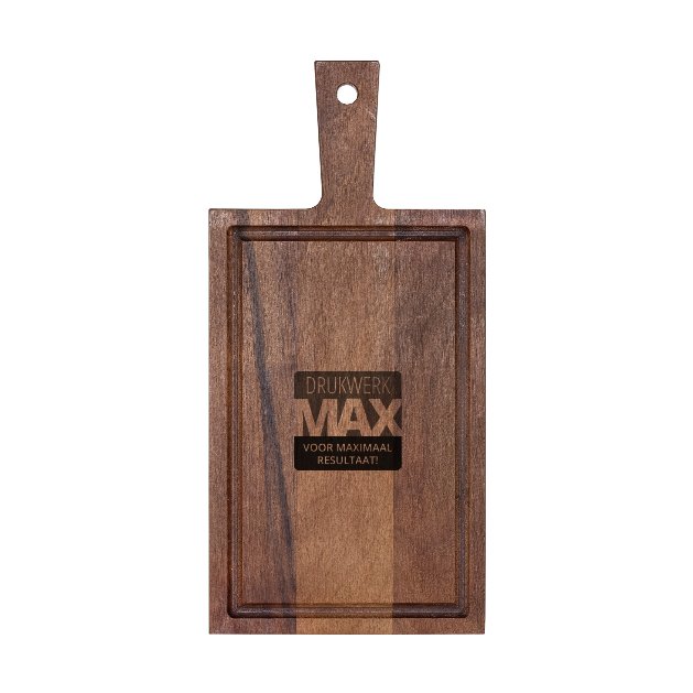 Brett mit Griff Walnuss 33x16 cm