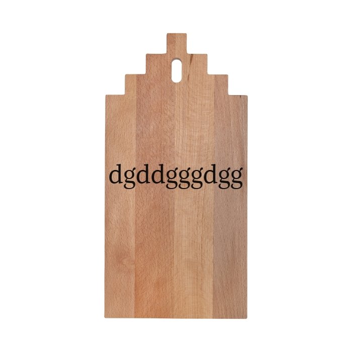 Brett Giebelhaus Buche 40x20 cm