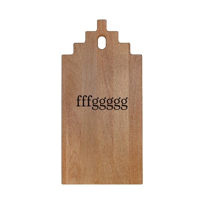 Brett Treppengiebelhaus Buche 35x17 cm