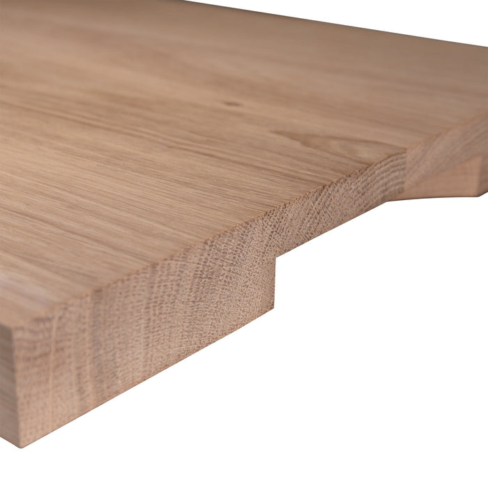 Cutting board with anti-slip oak 35x25 cm